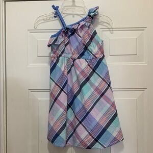 3/$15 Gymboree 100% cotton Multicolored Sleeveless One Shoulder Sundress size 5T